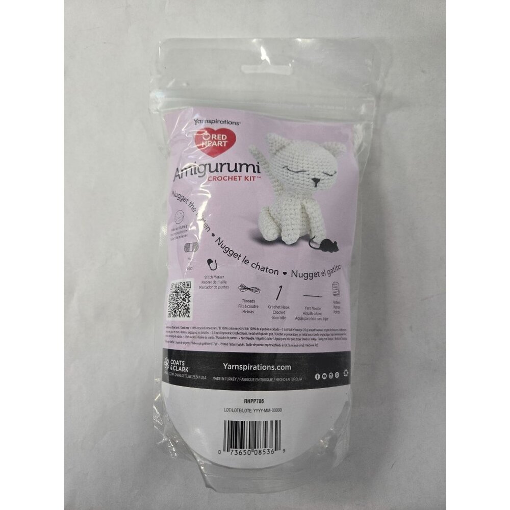 Yarnspirations Amigurumi Crochet Kit Nugget The Kitten